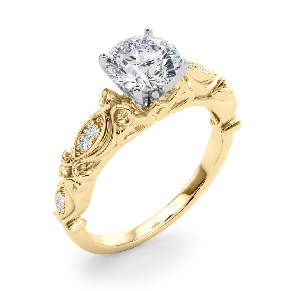 Romantic Vintage Diamond Engagement Ring (1/15 ct. tw.)
