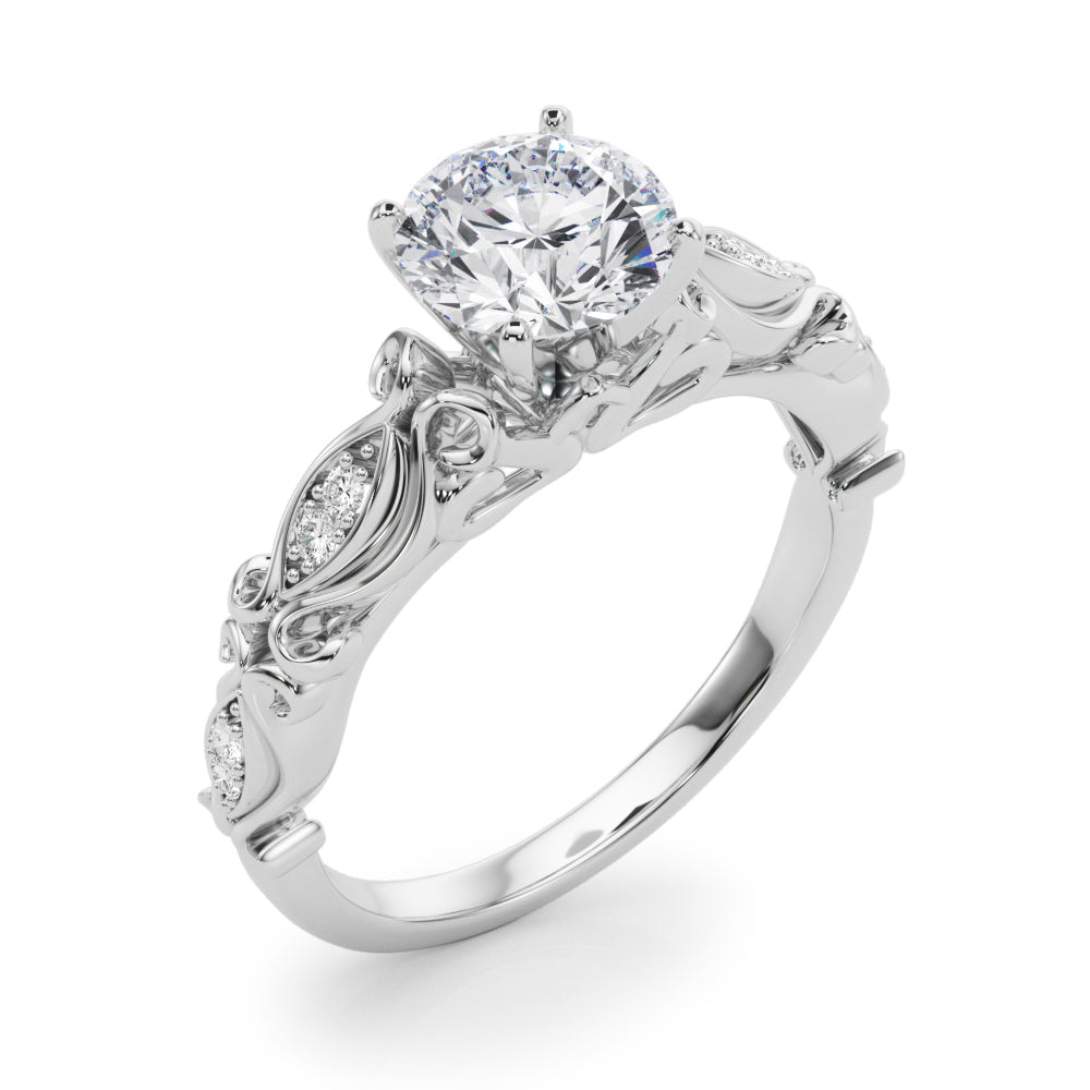 Romantic Vintage Diamond Engagement Ring (1/15 ct. tw.)