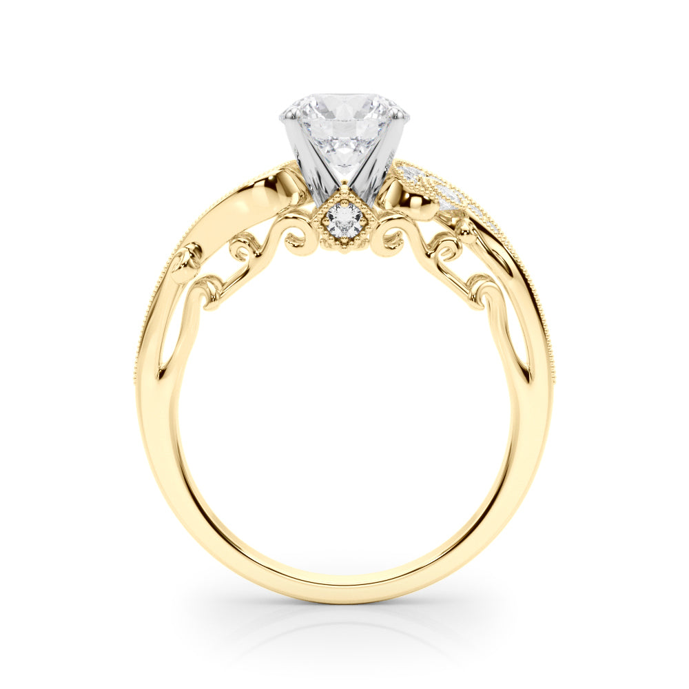 Romantic Pavé Diamond Engagement Ring (1/5 ct. tw.)