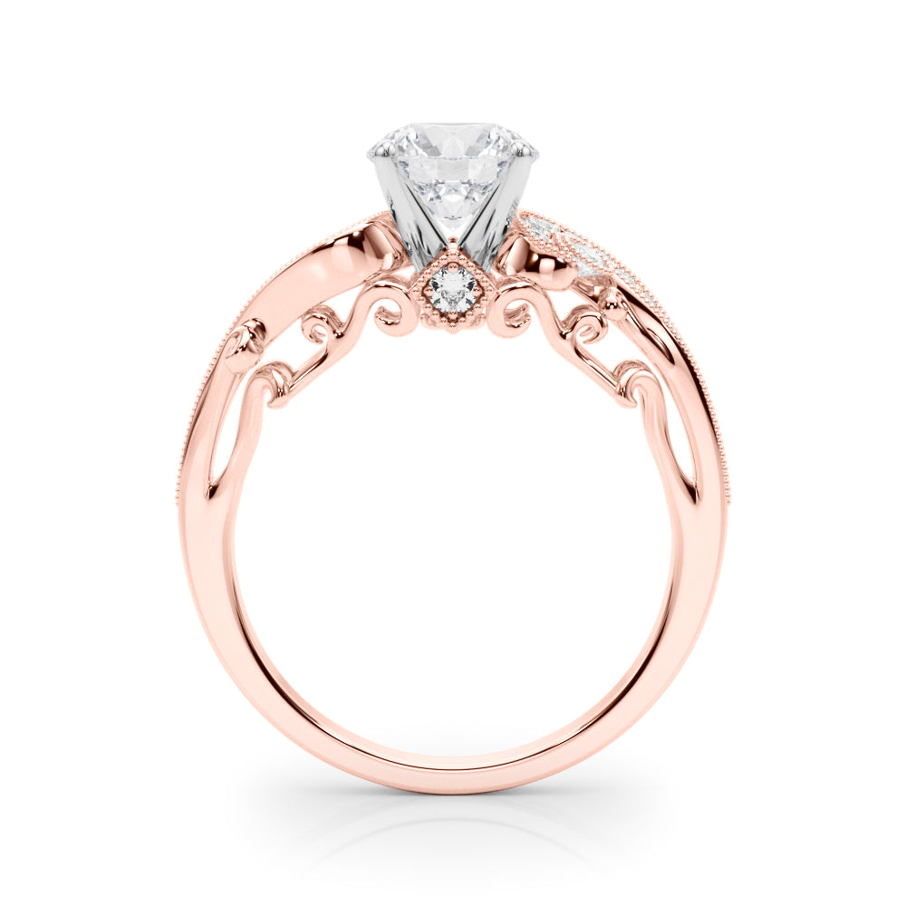 Romantic Pavé Diamond Engagement Ring (1/5 ct. tw.)