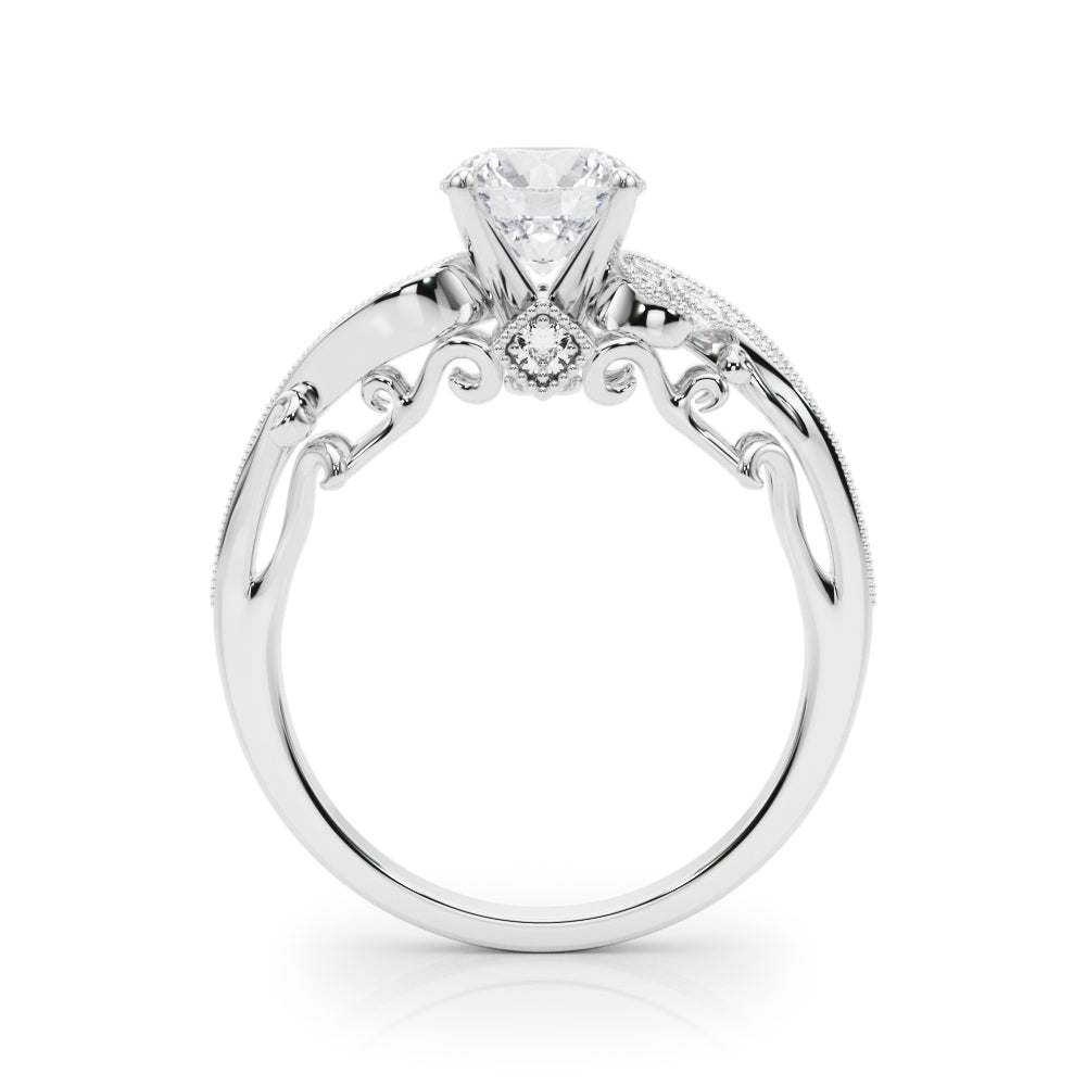 Romantic Pavé Diamond Engagement Ring (1/5 ct. tw.)