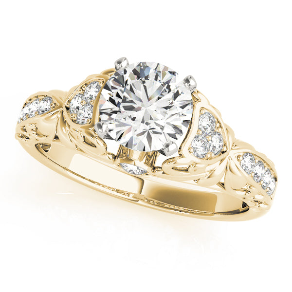 Romantic Pavé Diamond Engagement Ring (1/4 ct. tw.)