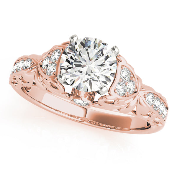 Romantic Pavé Diamond Engagement Ring (1/4 ct. tw.)