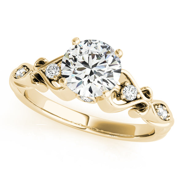 Romantic Selene Diamond Engagement Ring (1/10 ct. tw.)