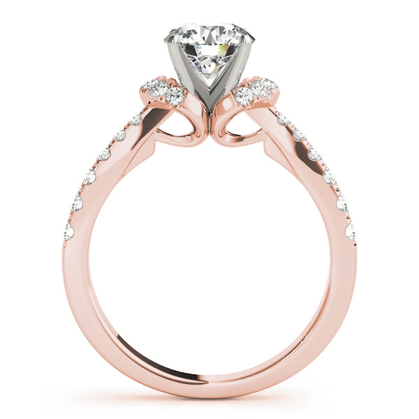 Classic Twin Side Diamond Engagement Ring (1/3 ct. tw.)