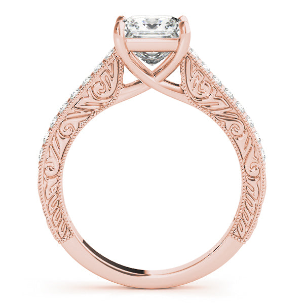 French Pavé Diamond Engagement Ring (1/2 ct. tw.)