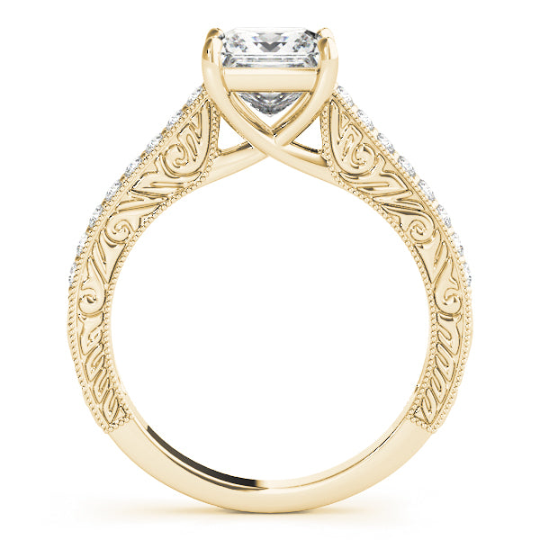 French Pavé Diamond Engagement Ring (1/2 ct. tw.)