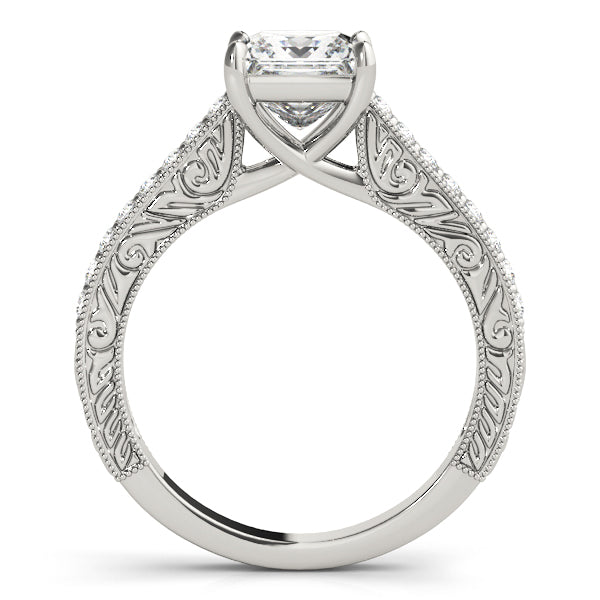 French Pavé Diamond Engagement Ring (1/2 ct. tw.)