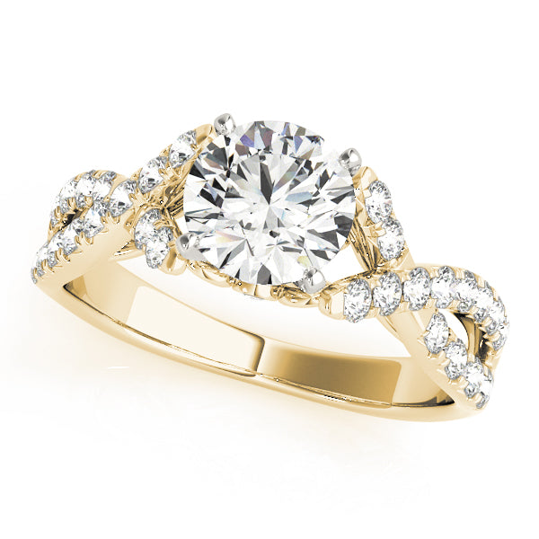 Twist Diamond Engagement Ring (1/2 ct. tw.)