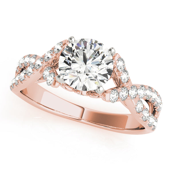 Twist Diamond Engagement Ring (1/2 ct. tw.)