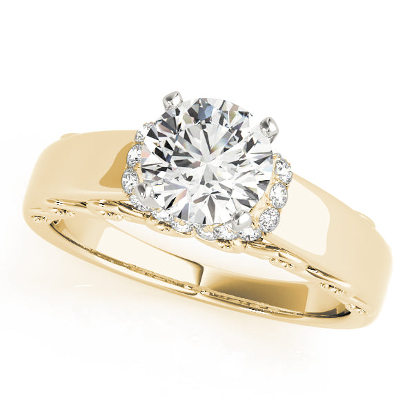 Halo Diamond Engagement Ring (1/6 ct. tw.)