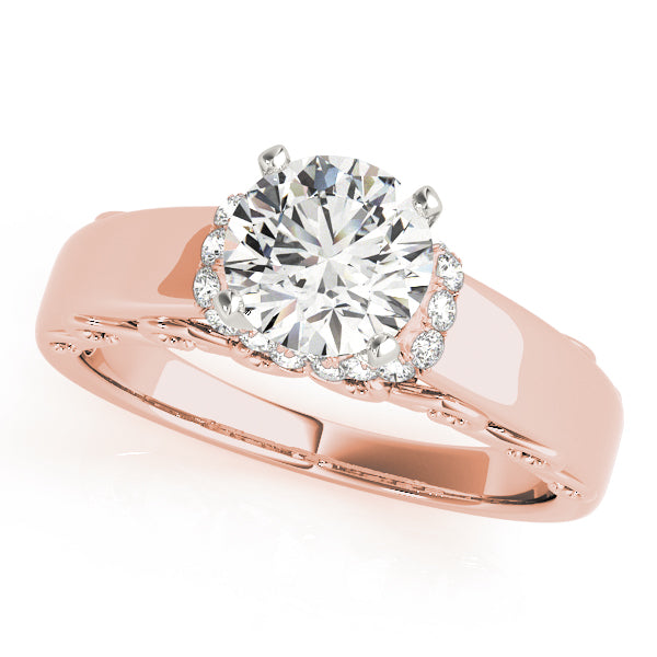 Halo Diamond Engagement Ring (1/6 ct. tw.)