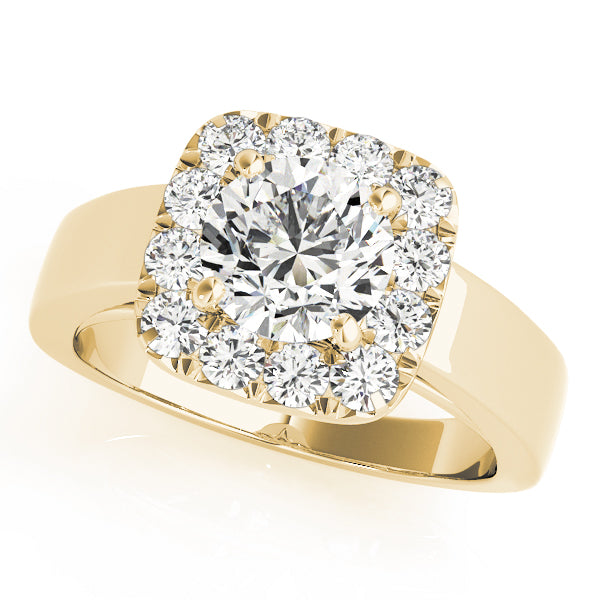 Halo Diamond Engagement Ring (1/2 ct. tw.)