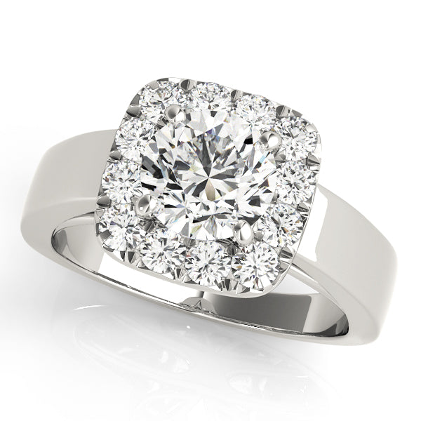 Halo Diamond Engagement Ring (1/2 ct. tw.)