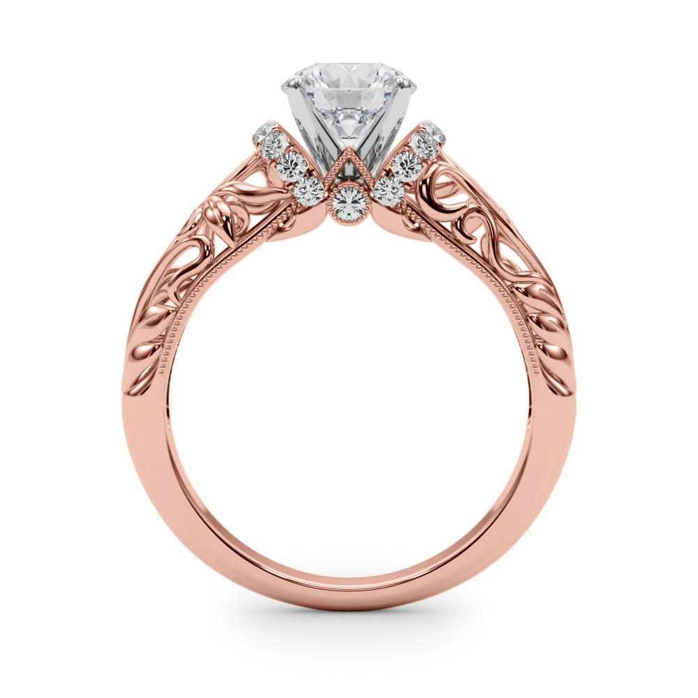 Romantic Pavé Diamond Engagement Ring (1/6 ct. tw.)