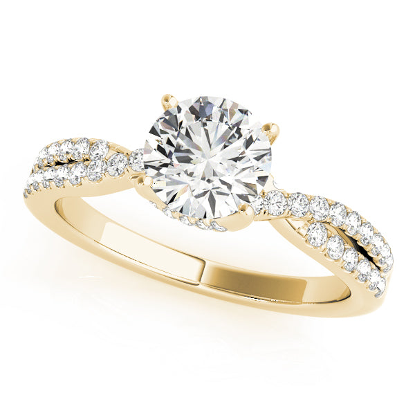 Petite Twist Diamond Engagement Ring (1/4 ct. tw.)