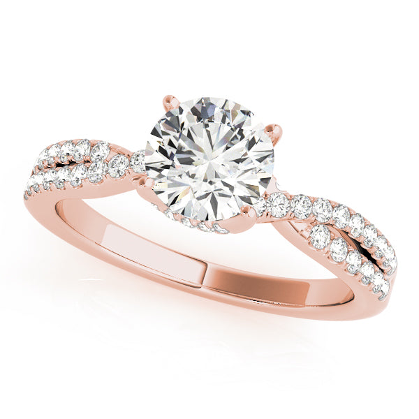 Petite Twist Diamond Engagement Ring (1/4 ct. tw.)