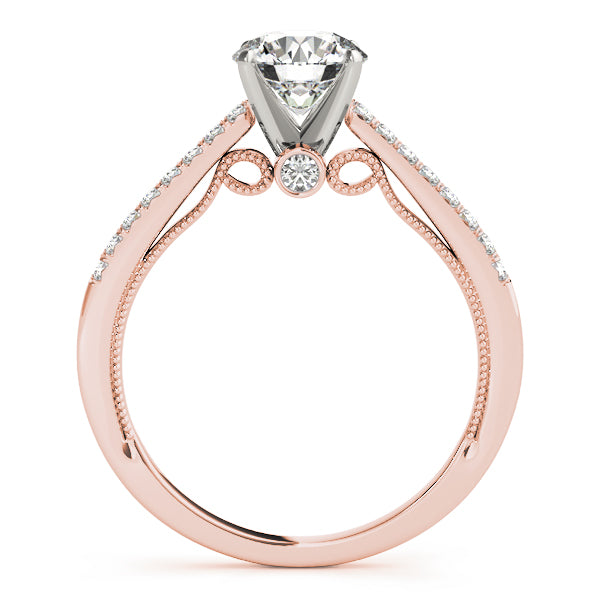 Petite Pavé Diamond Engagement Ring (1/3 ct. tw.)