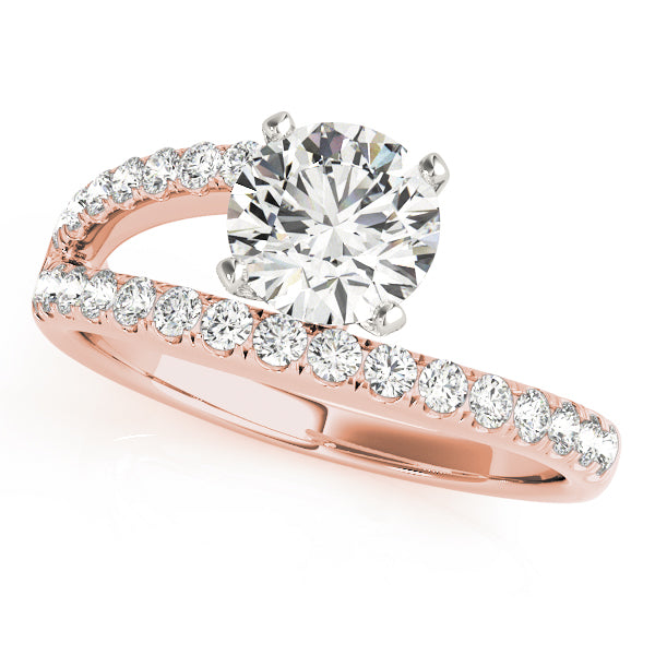 Modern Bypass Pavé Diamond Engagement Ring (1/3 ct. tw.)