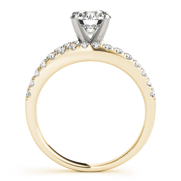 Modern Bypass Pavé Diamond Engagement Ring (1/3 ct. tw.)