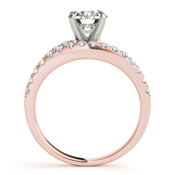 Modern Bypass Pavé Diamond Engagement Ring (1/3 ct. tw.)