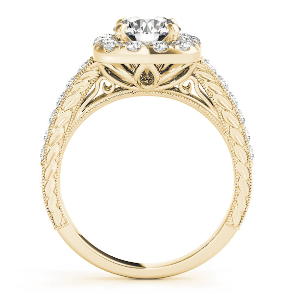 Cushion Halo Diamond Engagement Ring (1/2 ct. tw.)