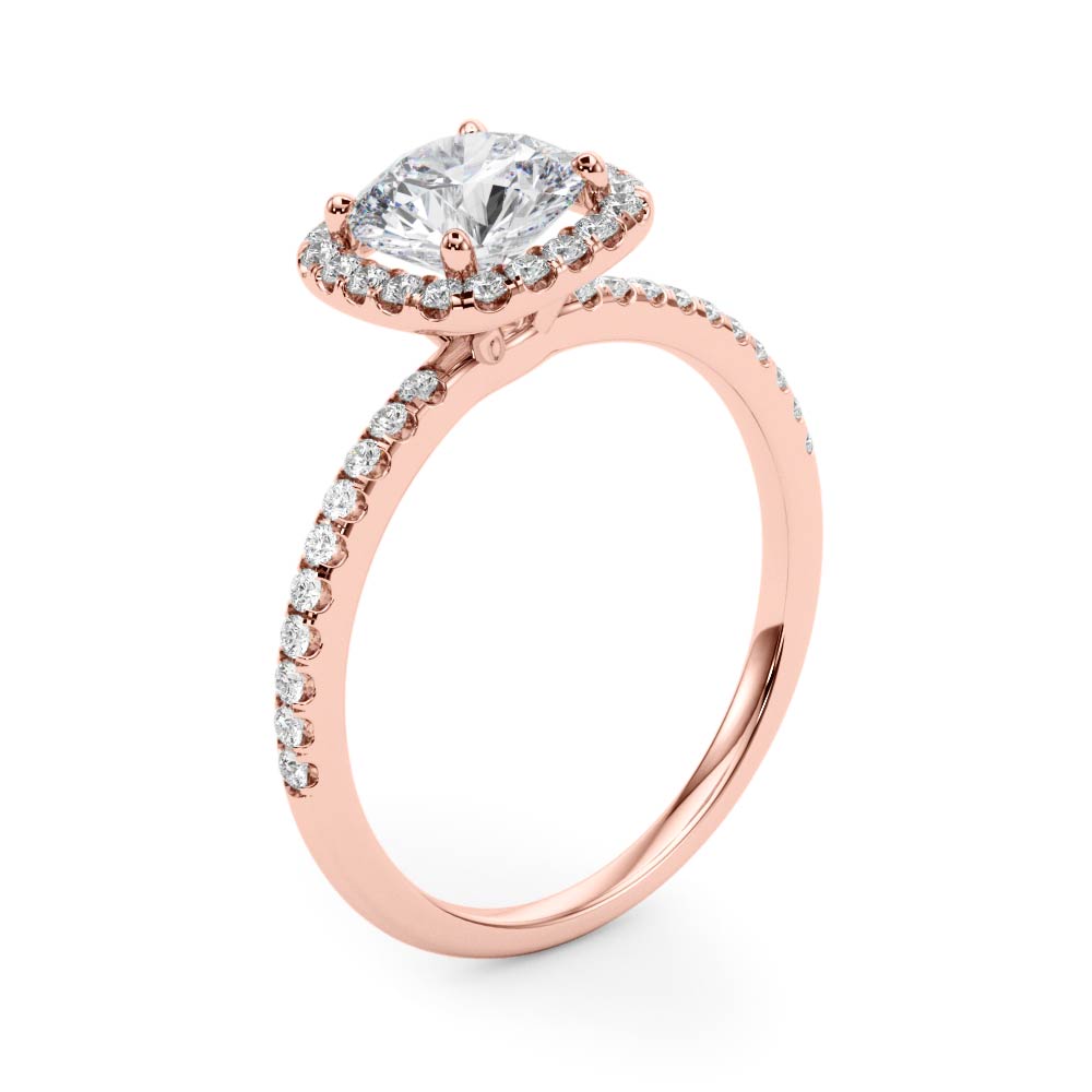 Classic Halo Diamond Engagement Ring (1/3 ct. tw.)