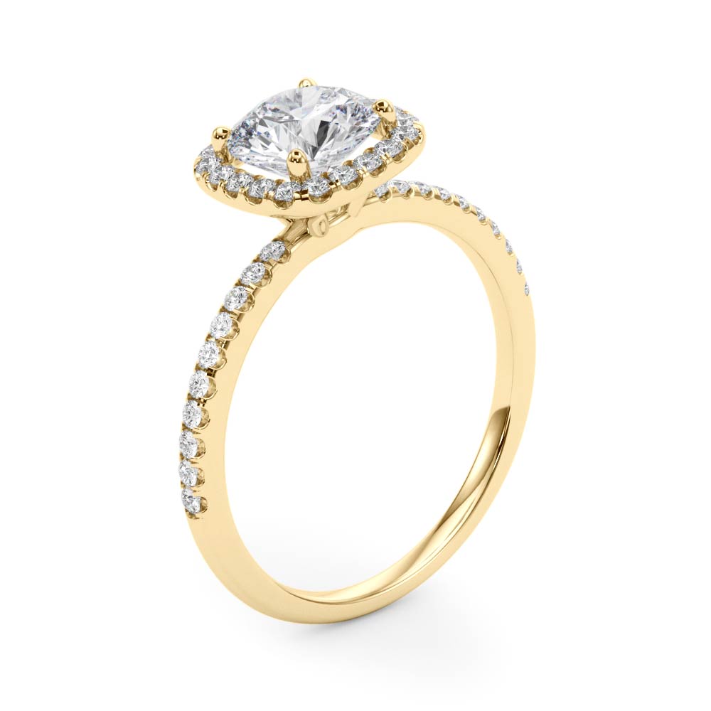 Classic Halo Diamond Engagement Ring (1/5 ct. tw.)