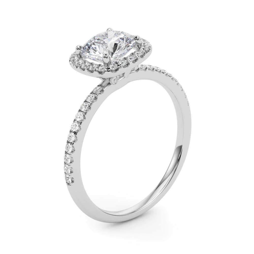 Classic Halo Diamond Engagement Ring (1/5 ct. tw.)