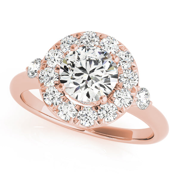Classic Halo Diamond Engagement Ring (3/8 ct. tw.)