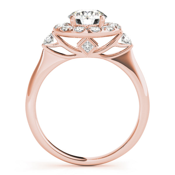 Classic Halo Diamond Engagement Ring (3/8 ct. tw.)
