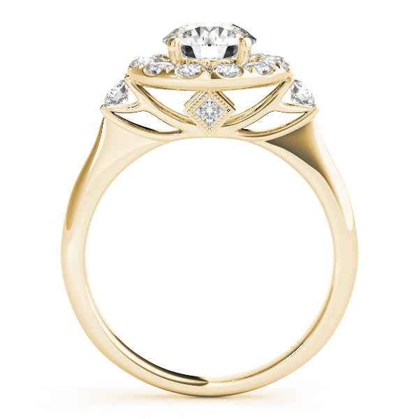 Classic Halo Diamond Engagement Ring (3/8 ct. tw.)