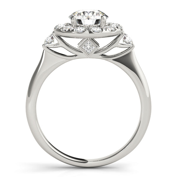Classic Halo Diamond Engagement Ring (3/8 ct. tw.)