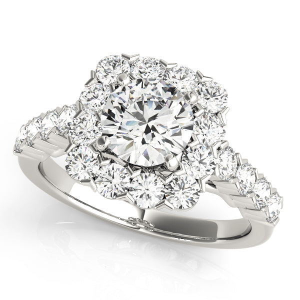 Classic Halo Diamond Engagement Ring (1 1/4 ct. tw.)