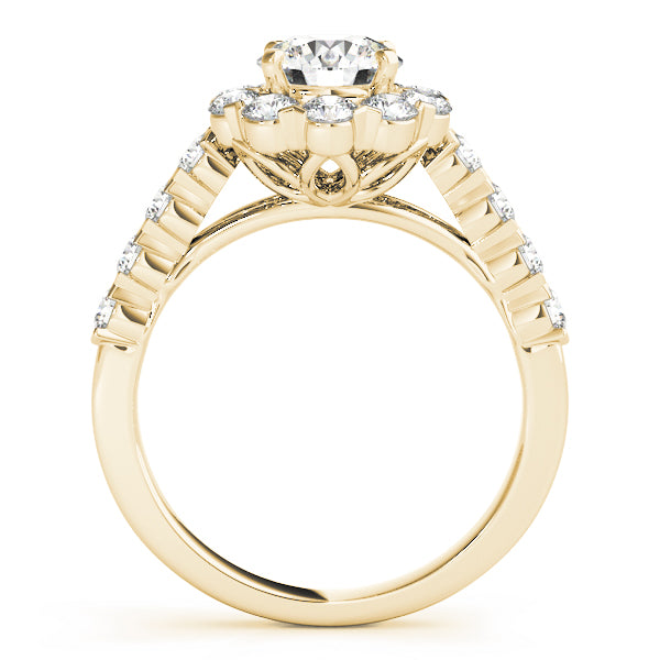 Cluster Halo Diamond Engagement Ring (3/4 ct. tw.)