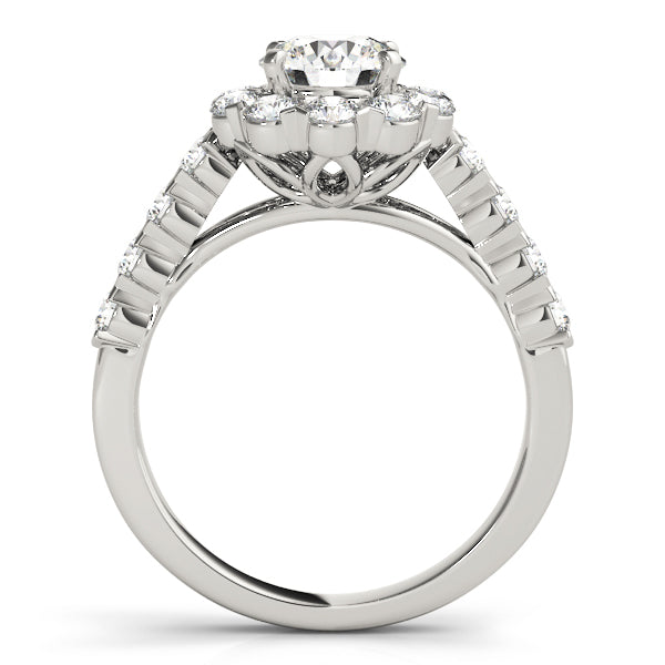 Cluster Halo Diamond Engagement Ring (3/4 ct. tw.)