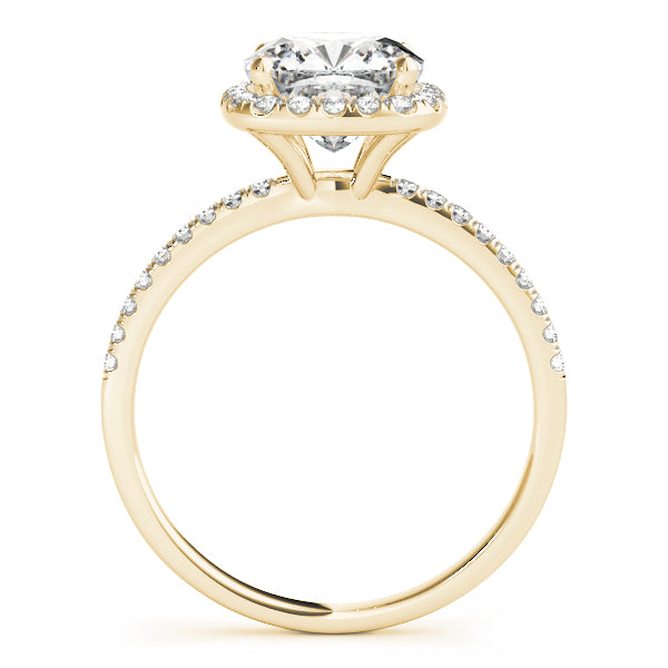 Halo Pavé Diamond Engagement Ring (1/4 ct. tw.)