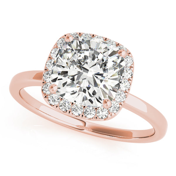 Cushion Halo Diamond Engagement Ring (1/10 ct. tw.)