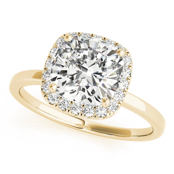 Cushion Halo Diamond Engagement Ring (1/10 ct. tw.)