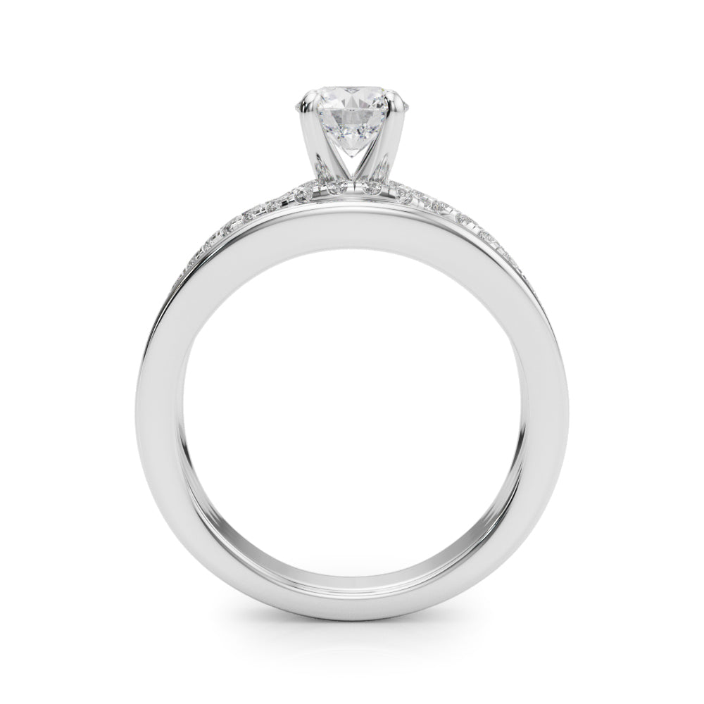 Twist Diamond Engagement Ring (1/4 ct. tw.)