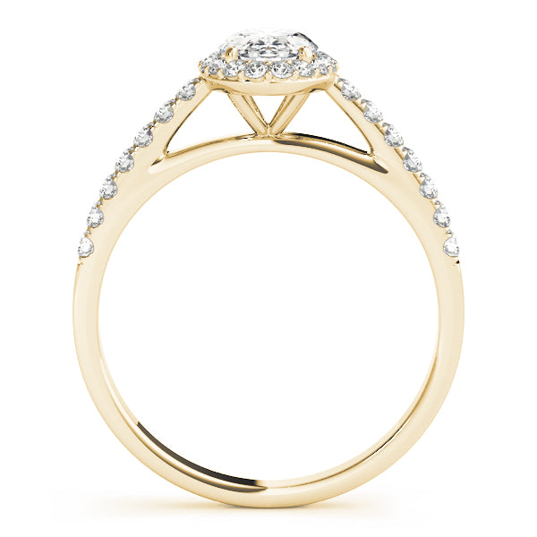 Halo Pavé Diamond Engagement Ring (1/3 ct. tw.)