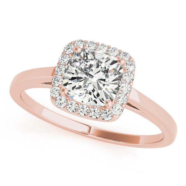 Cushion Halo Diamond Engagement Ring (1/8 ct. tw.)