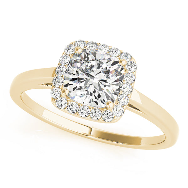 Cushion Halo Diamond Engagement Ring (1/8 ct. tw.)