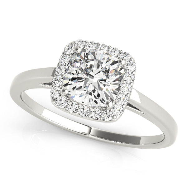 Cushion Halo Diamond Engagement Ring (1/8 ct. tw.)