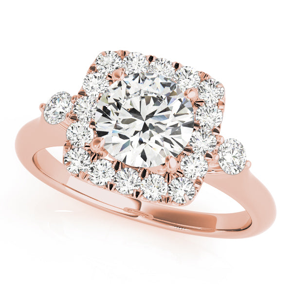 Classic Halo Diamond Engagement Ring (1/2 ct. tw.)
