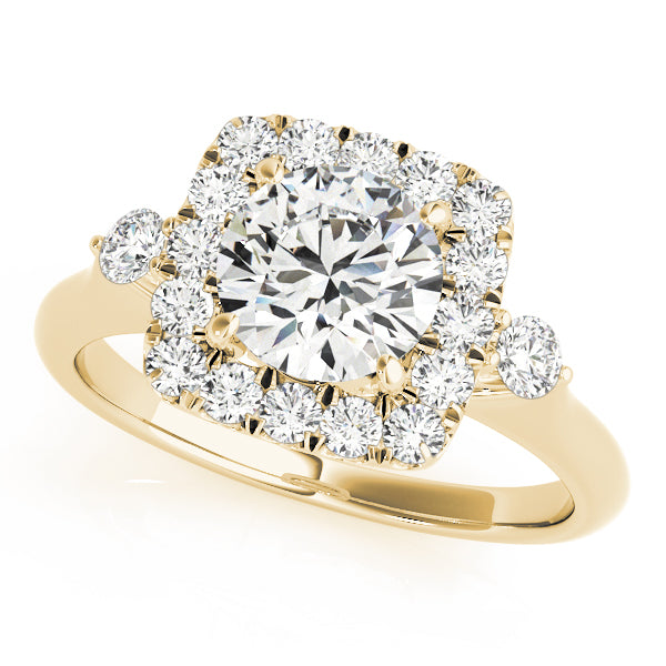 Classic Halo Diamond Engagement Ring (1/2 ct. tw.)
