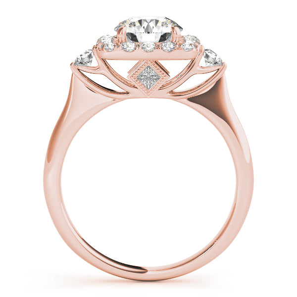 Classic Halo Diamond Engagement Ring (1/2 ct. tw.)