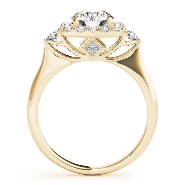 Classic Halo Diamond Engagement Ring (1/2 ct. tw.)