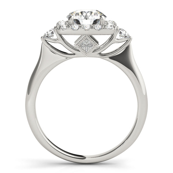 Classic Halo Diamond Engagement Ring (1/2 ct. tw.)