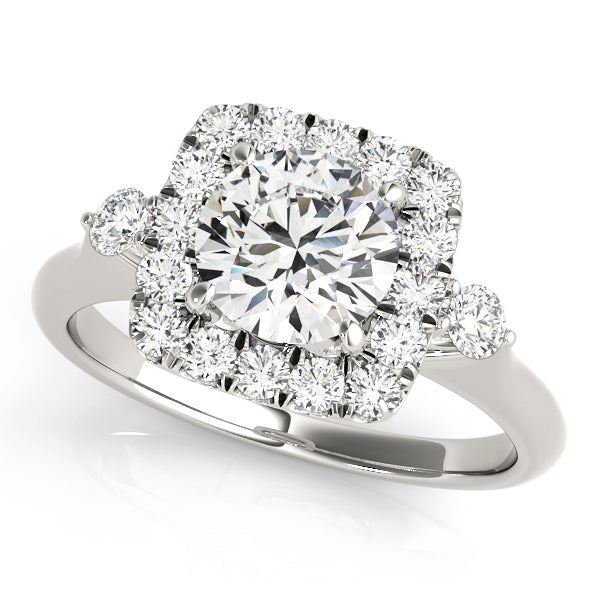 Classic Halo Diamond Engagement Ring (1/2 ct. tw.)